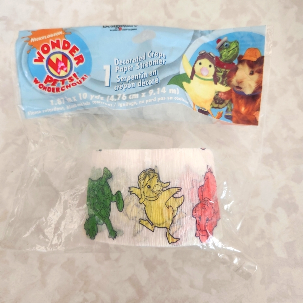 Nickelodeon Wonder Pets party Crepe Paper
